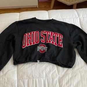 Ohio State Cropped Crew Neck